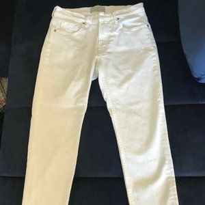 Everlane white jeans